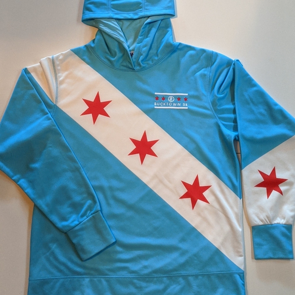 Chicago flag hoody